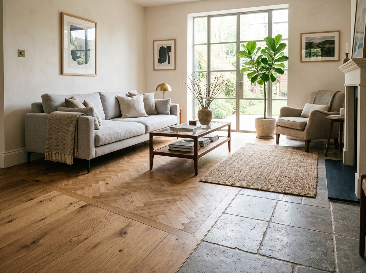 How to Change the Flooring in a Photo of Your Room