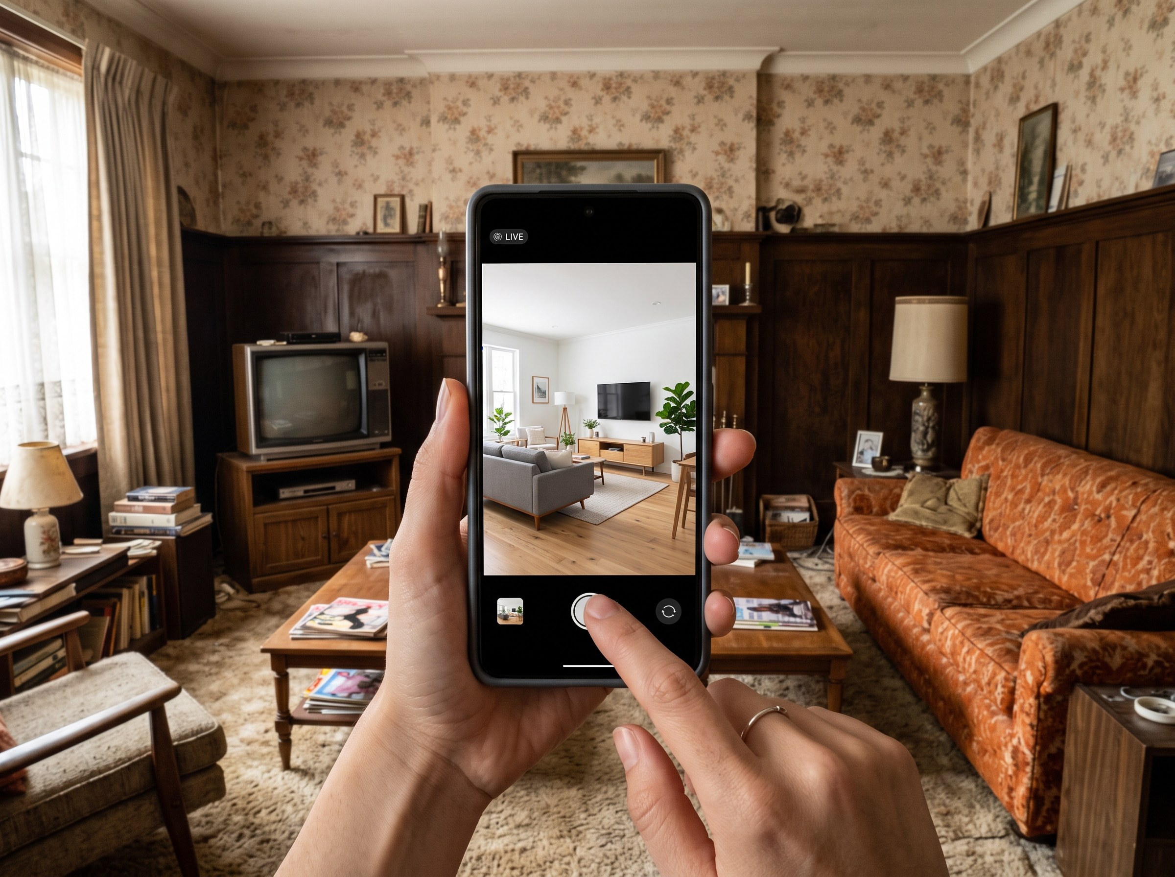 Como redecorar seu ambiente a partir de uma única foto com IA (passo a passo)