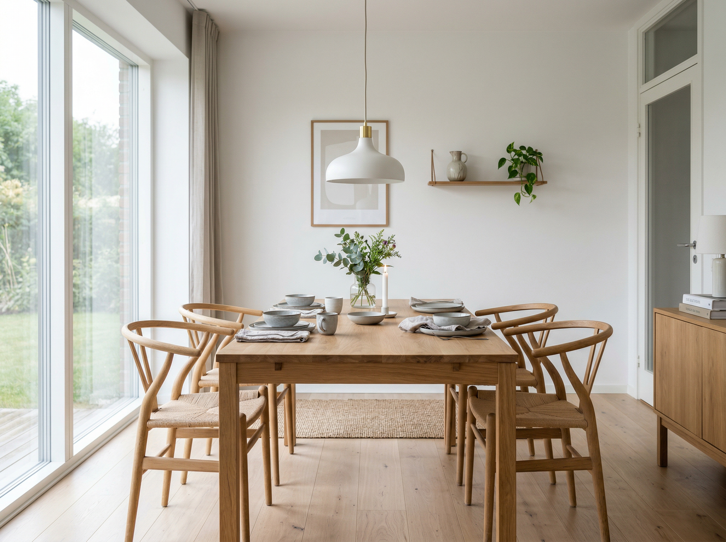 Salle a manger avec chaises existantes