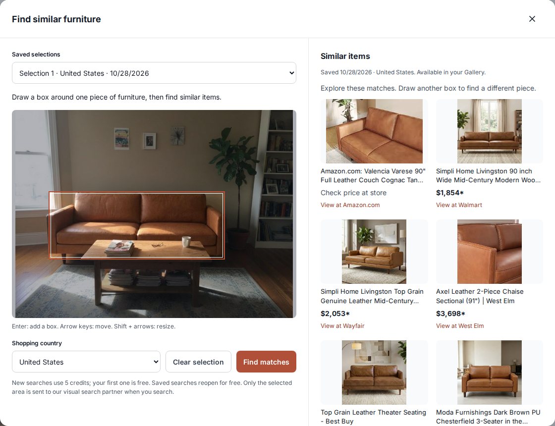 Trova mobili che mostra divani in pelle color cognac simili con prezzi e link ai negozi