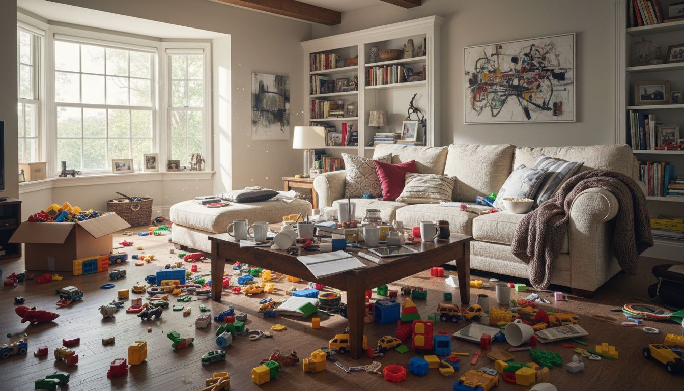 Before - Tidy up for the listing.