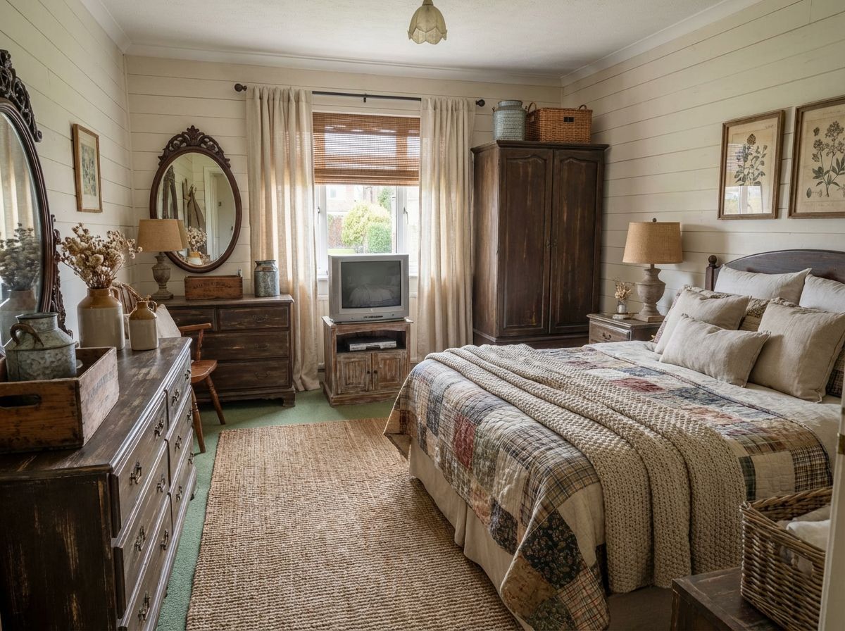 Dormitorio Estilo Casa de Campo