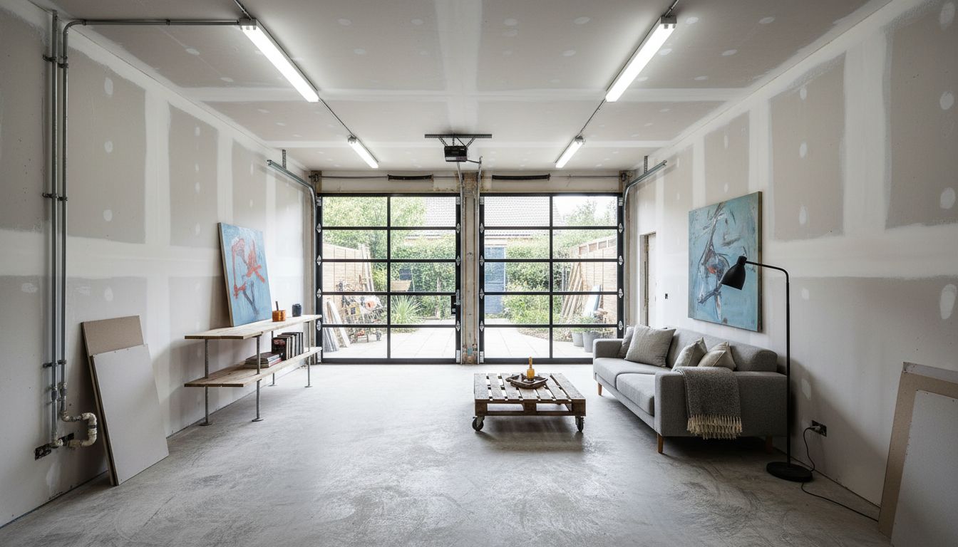 Before - Convert garages to living space.