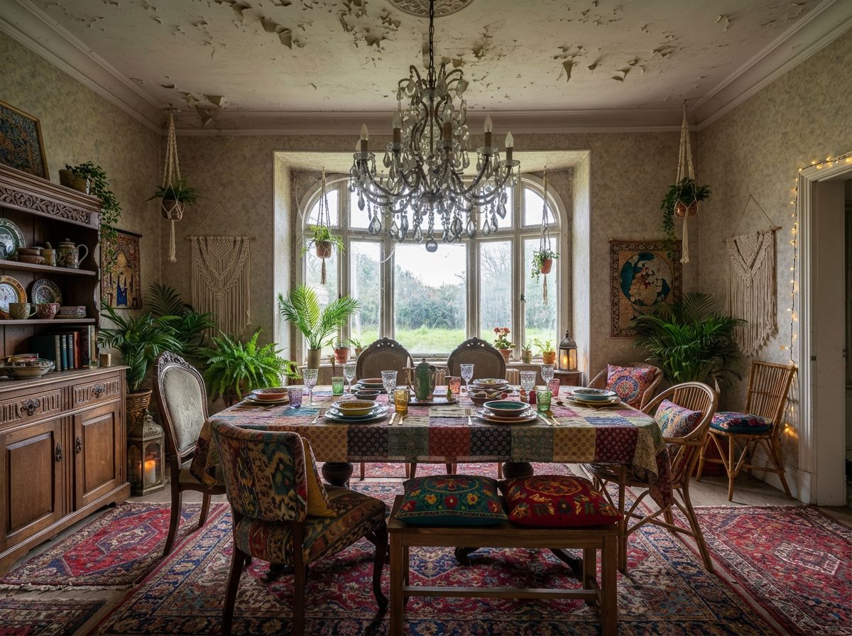 After - Bohemian Dining Room