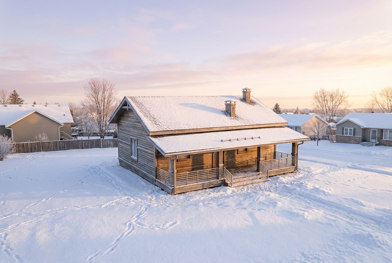 Barri d'Hivern al Matí
