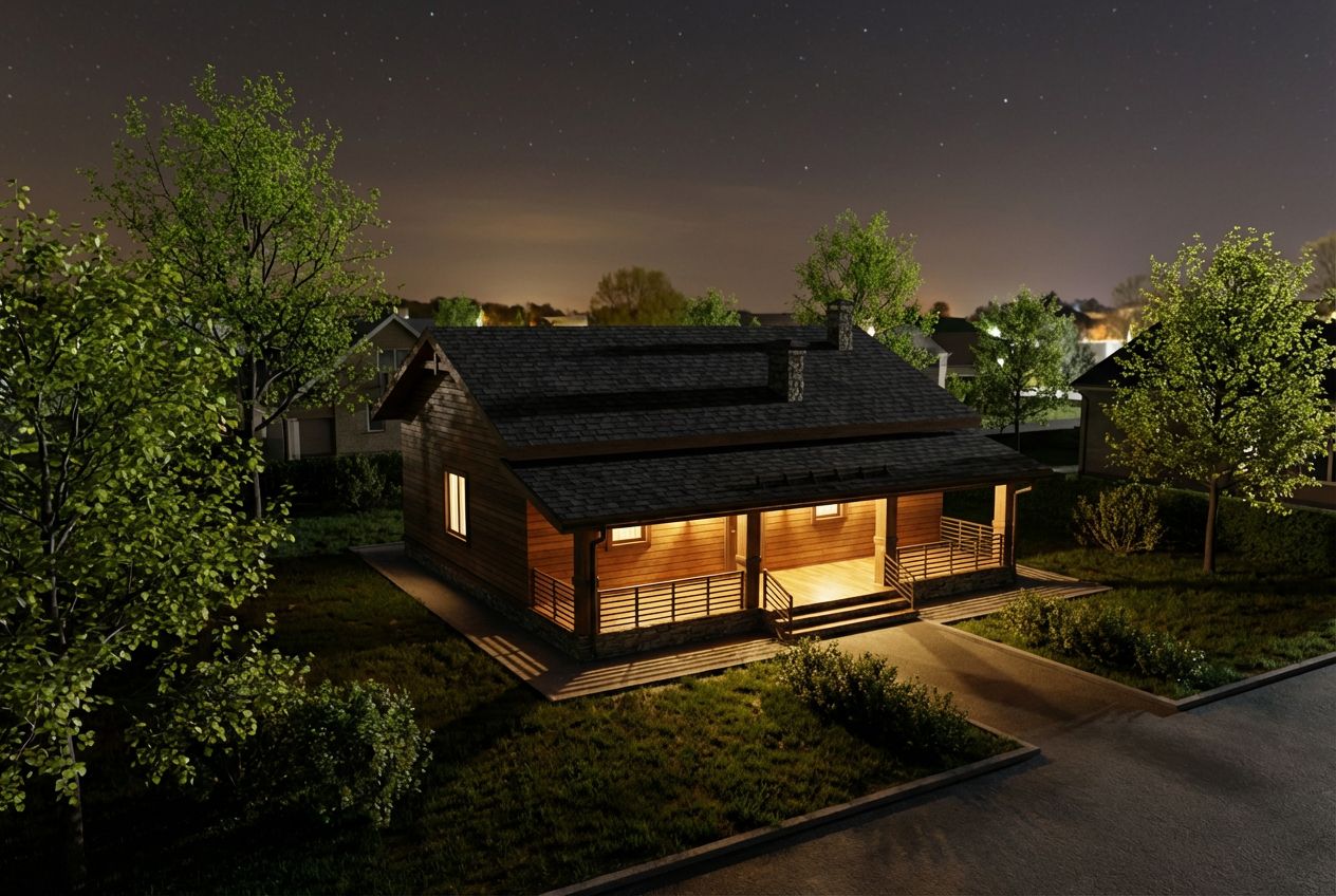 Barri de Primavera a la Nit