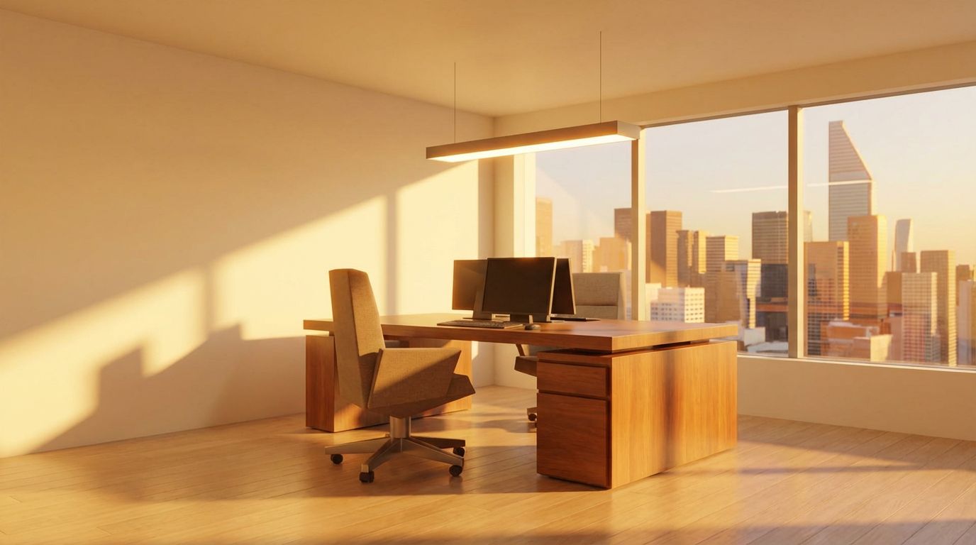 3D Oficina a Fotorealisme